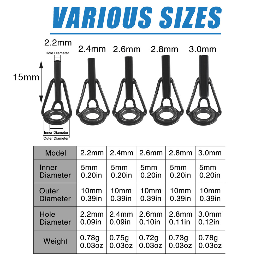 Fishing Rod Guides Fishing Rod - Fishing Rod Tip Replacement recensione e prezzo