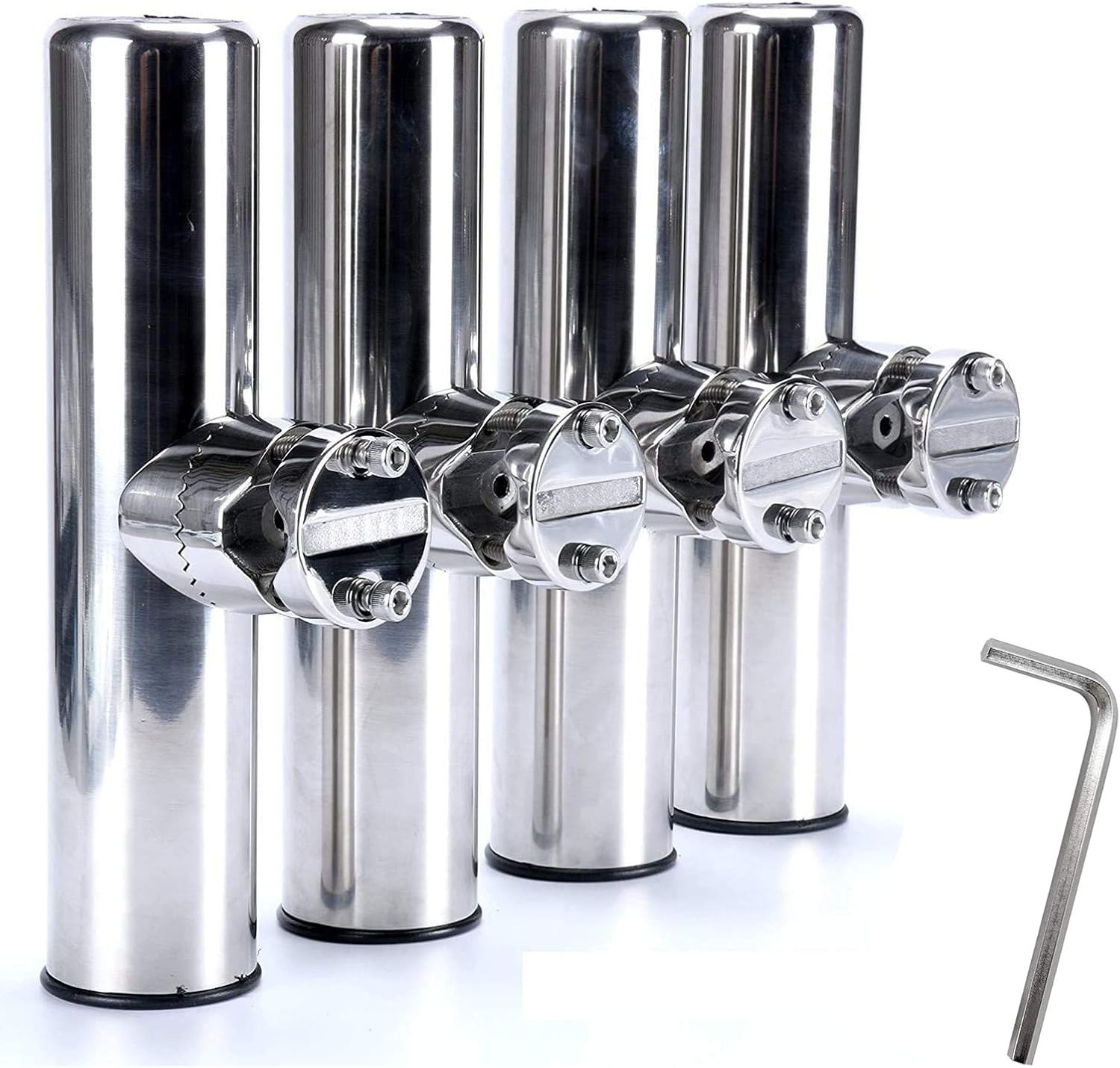 Stainless Clamp Rod Holder Ste - Fishing Rod Boat recensione e prezzo