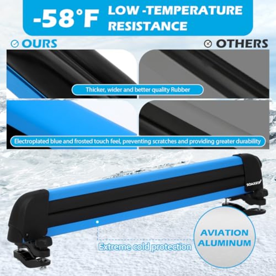 Multi-Purpose Alumium Blue Ski - Fishing Rod Holder recensione e prezzo