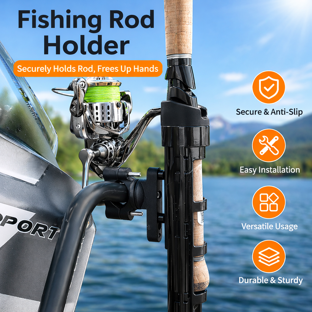 Adjustable Fishing Rod Holder  - Fishing Rod Casting recensione e prezzo
