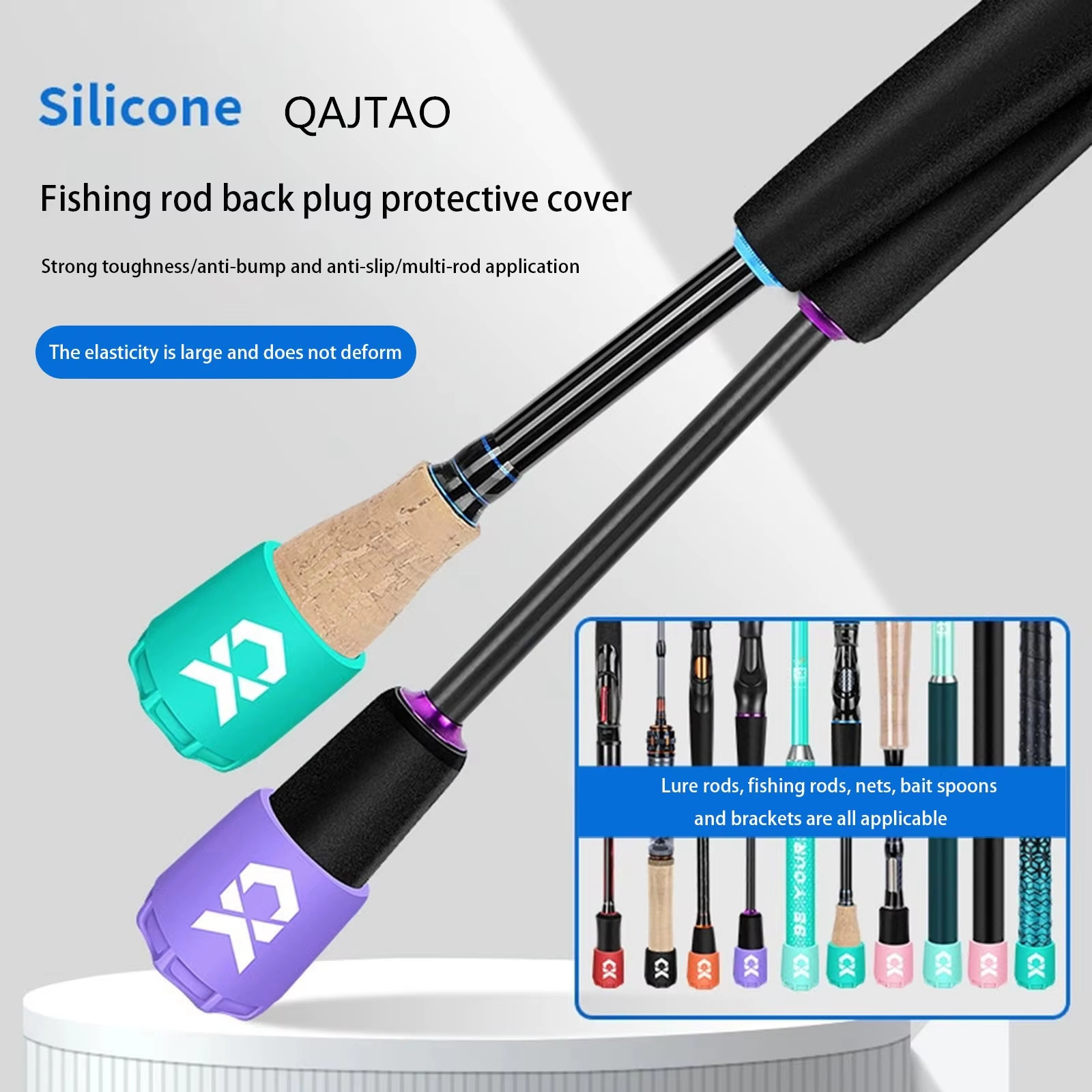 Silicone Fishing Rod End Cap P - Fishing Rod Case recensione e prezzo