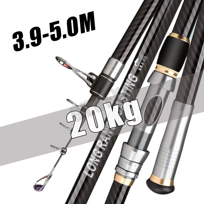 Telescopic Fishing Rod 3.9m 4. - Fishing Rod Surf recensione e prezzo