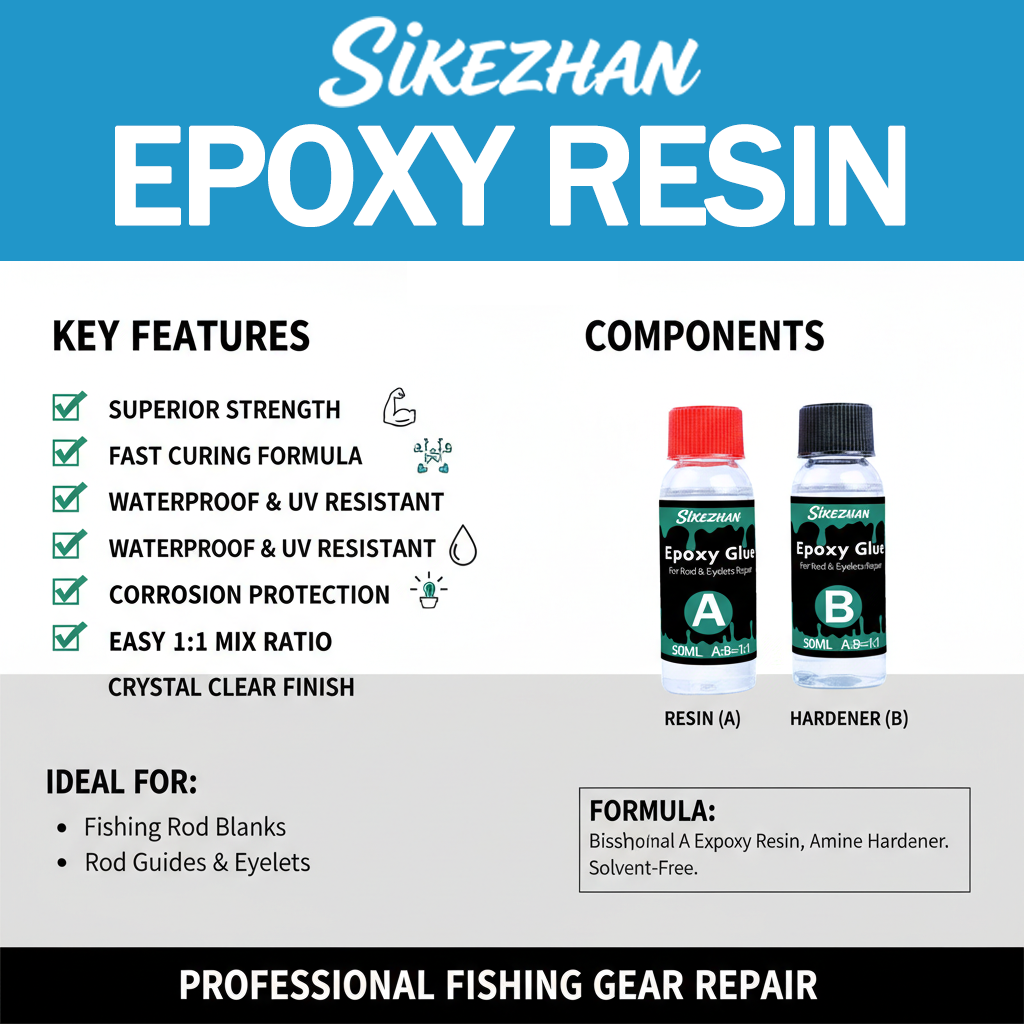 AB Epoxy 1:1 for Fishing Rod R - Fishing Rod Guide Replacement recensione e prezzo