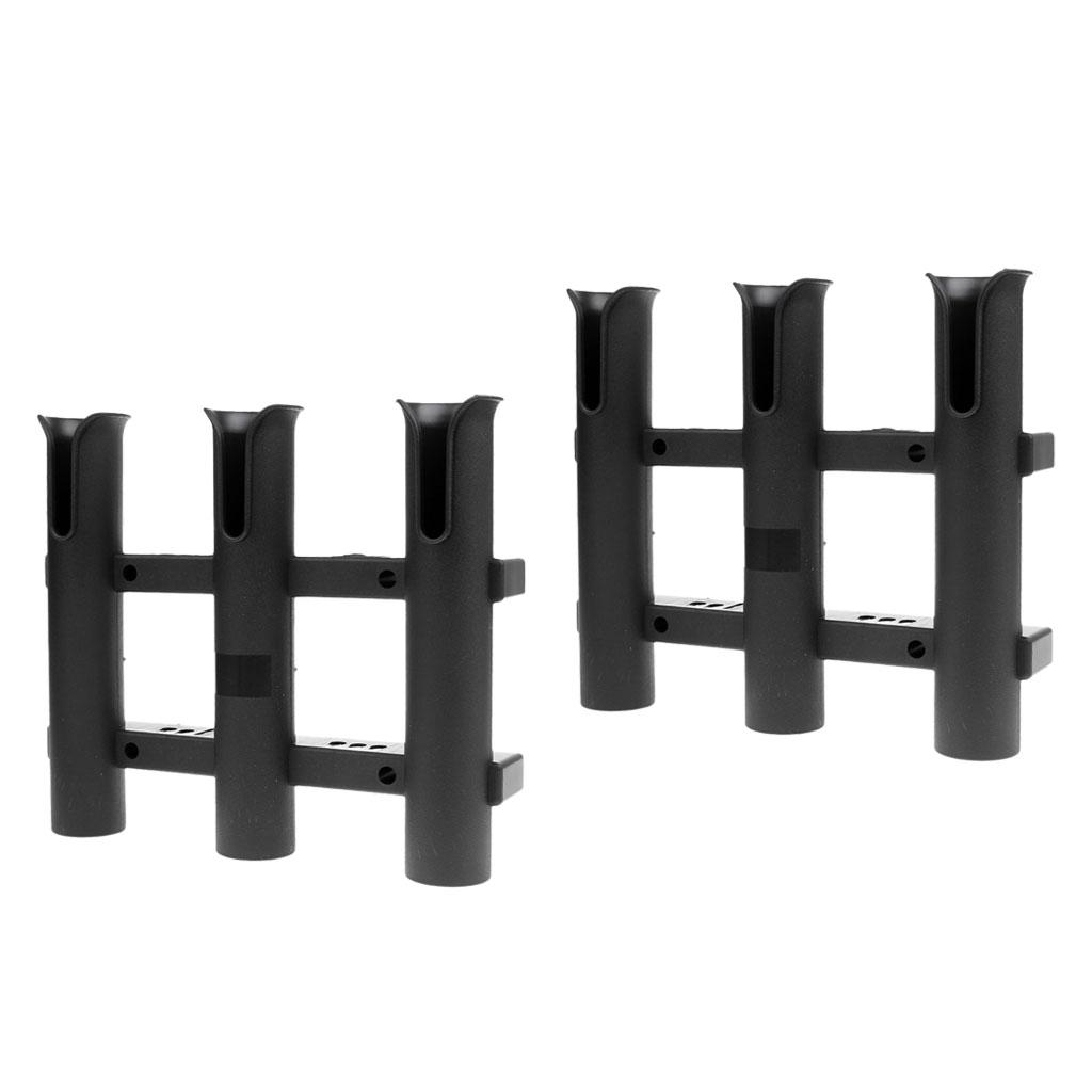 Black PP Fishing Rod Holder Ra - Fishing Rod Boat recensione e prezzo