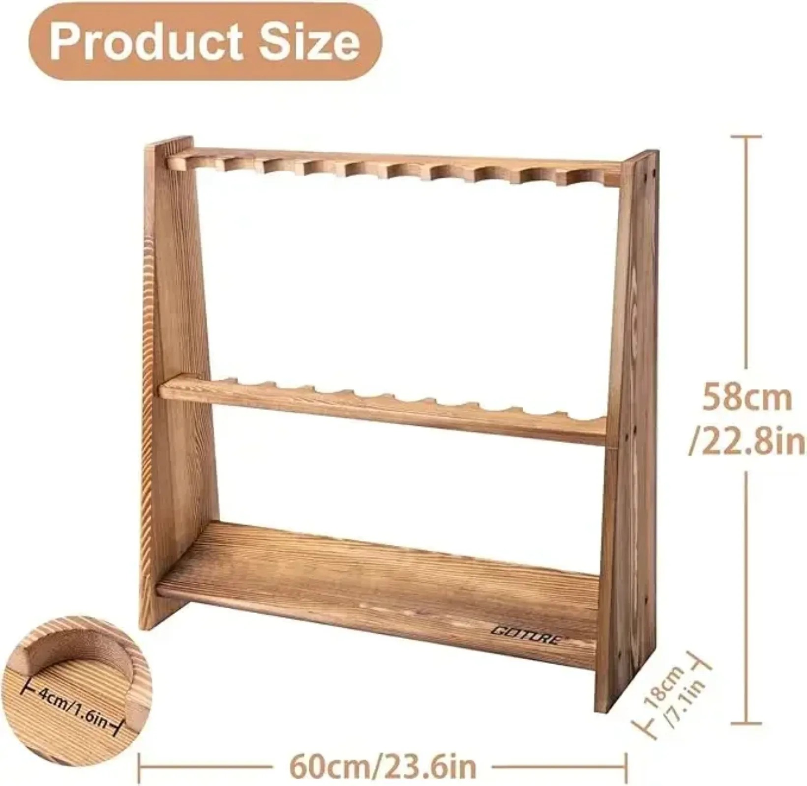 Goture 10 Slots Carbonized Pin - Fishing Rod Rack recensione e prezzo