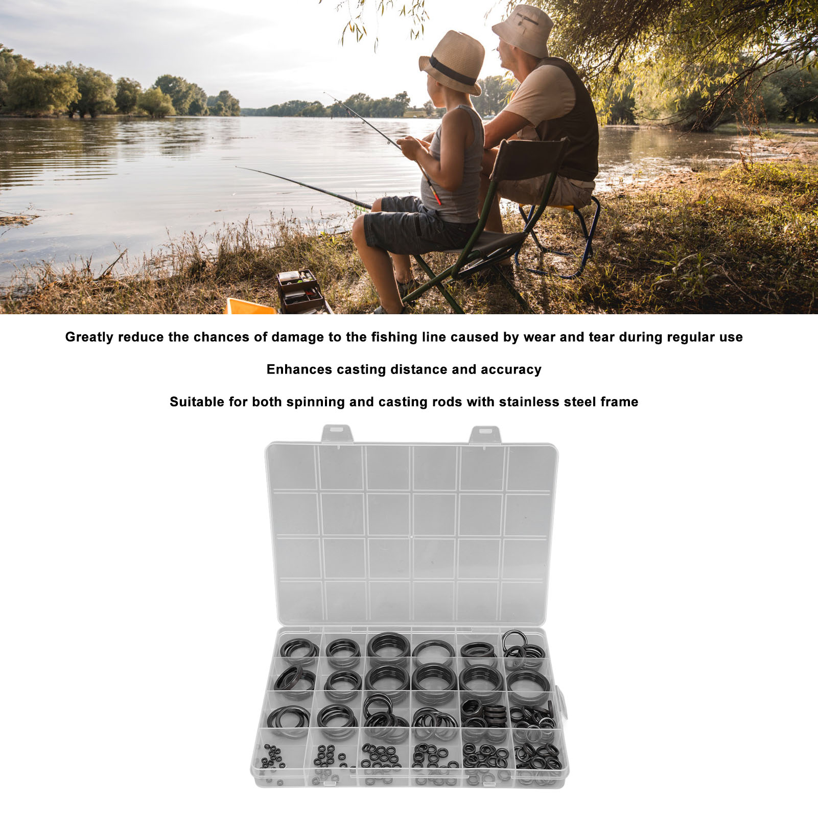 Fishing Rod Guide Repair Kit F - Fishing Rod Casting recensione e prezzo