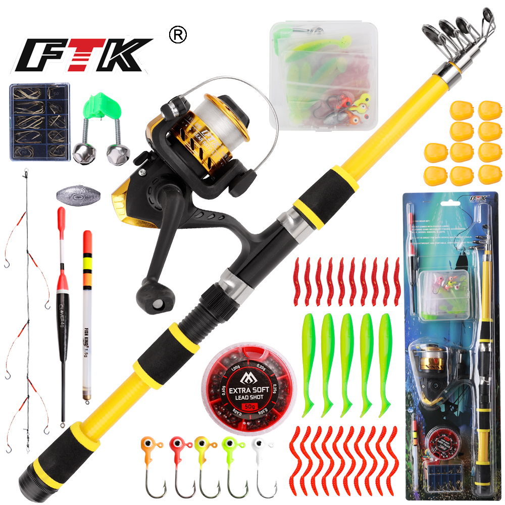 FTK 1.8m Fishing Rod and Reel  - Fishing Rod Carbon Fiber recensione e prezzo