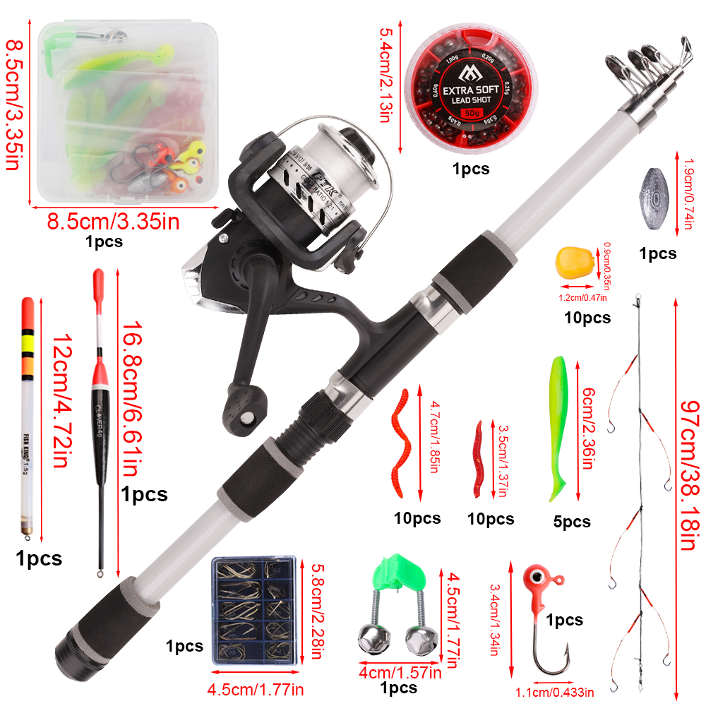 FTK 1.8m Fishing Rod and Reel  - Fishing Rod Carbon Fiber recensione e prezzo