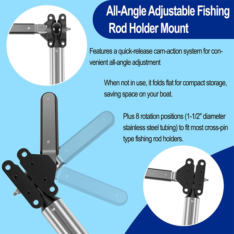 All-Angle Adjustable Fish Rod  - Fishing Rod Boat recensione e prezzo