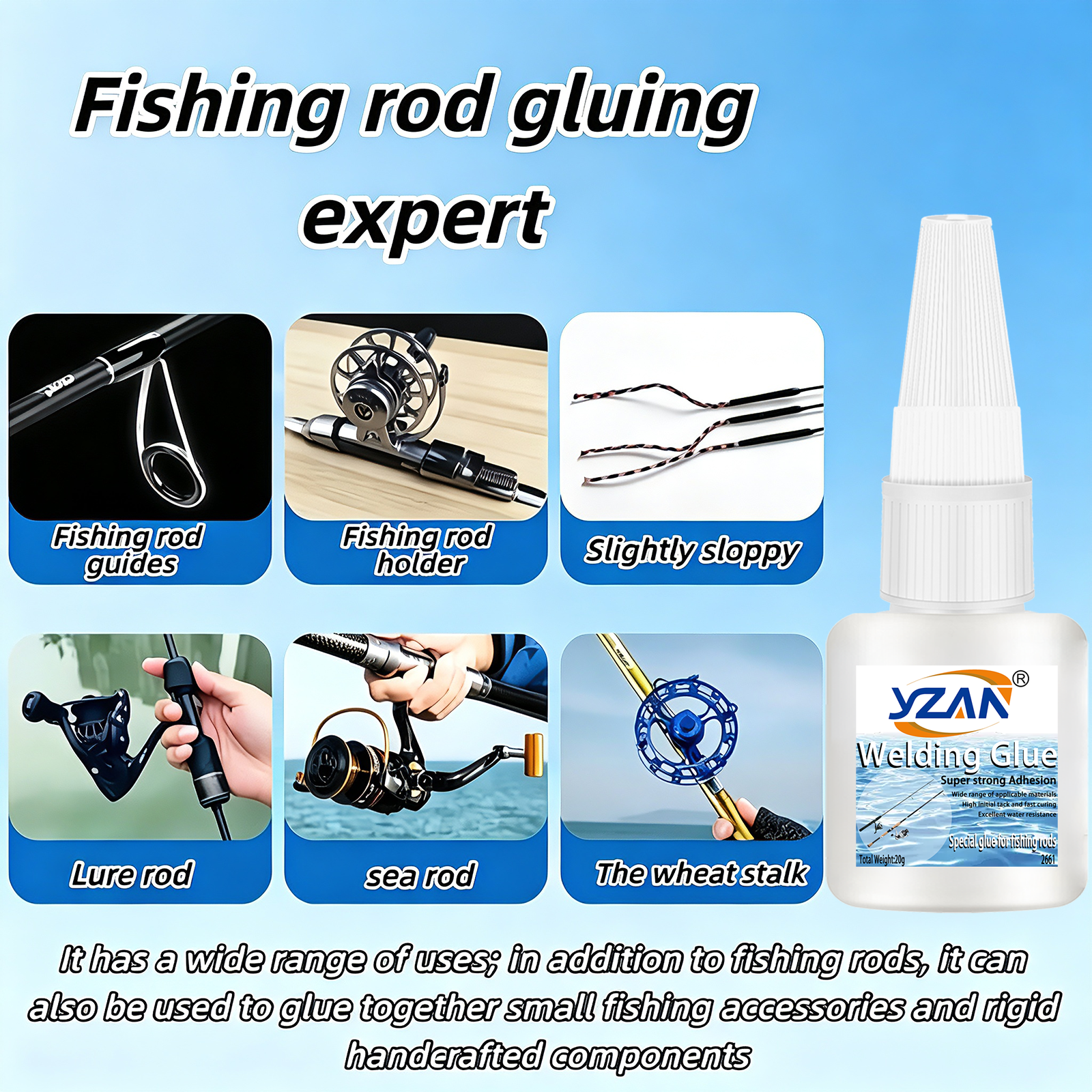 Fishing Rod Repair Glue  Fast  - Fishing Rod Tip Replacement recensione e prezzo