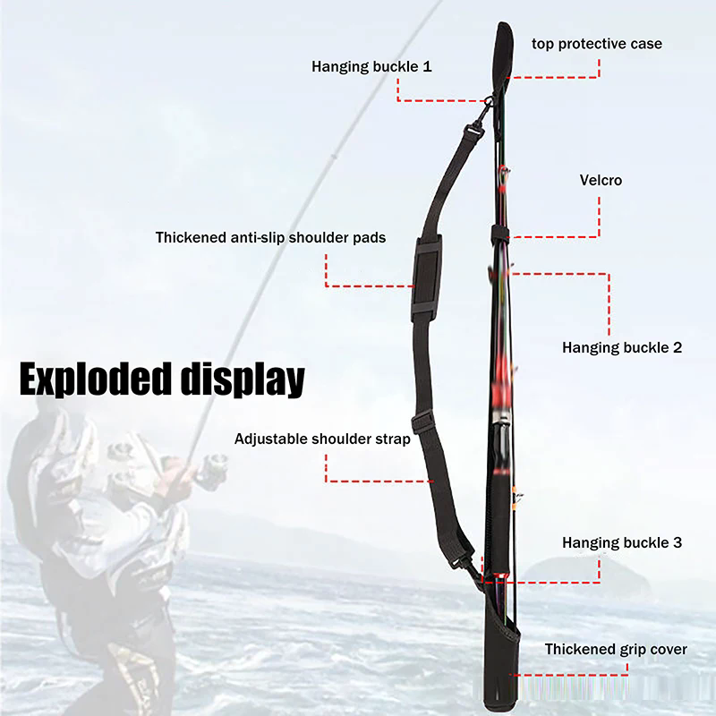 Adjustable Fishing Rod Storage - Fishing Rod Travel recensione e prezzo