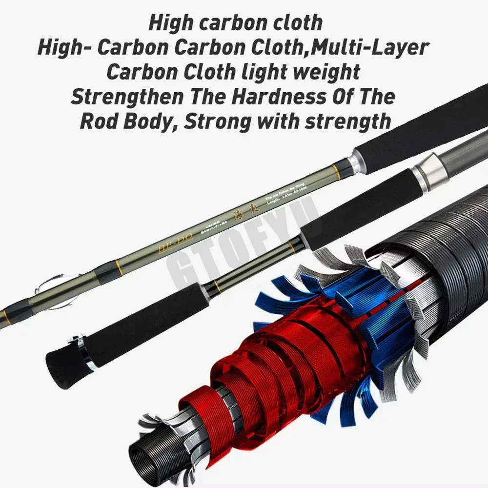 1.65m 1.80m Super Light Cuttle - Fishing Rod Surf recensione e prezzo