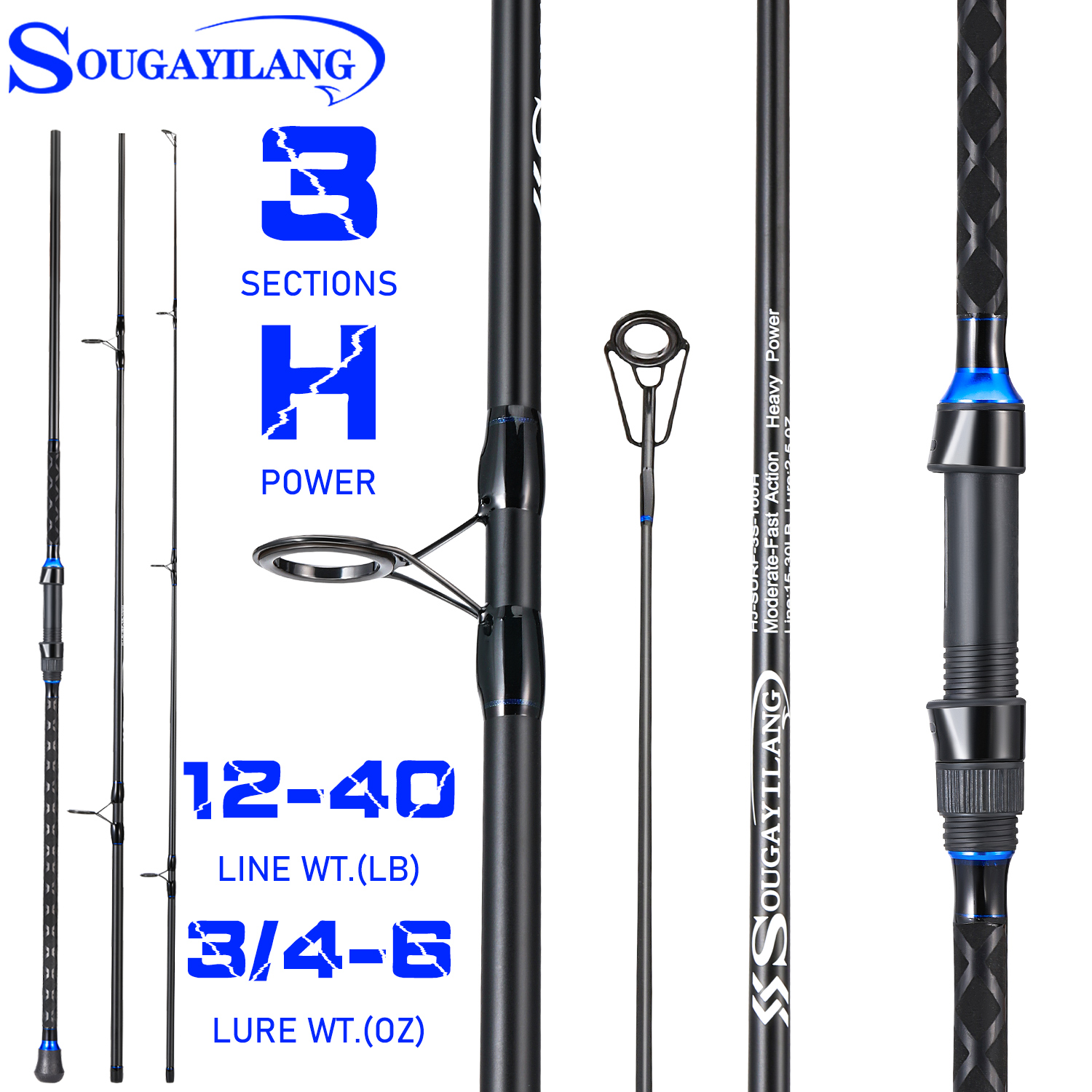 Sougayilang 2.7/3.0/3.3/3.6m 3 - Fishing Rod Surf recensione e prezzo