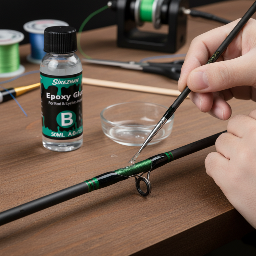 Clear 2-Part Fishing Rod Epoxy - Fishing Rod Guide Replacement recensione e prezzo