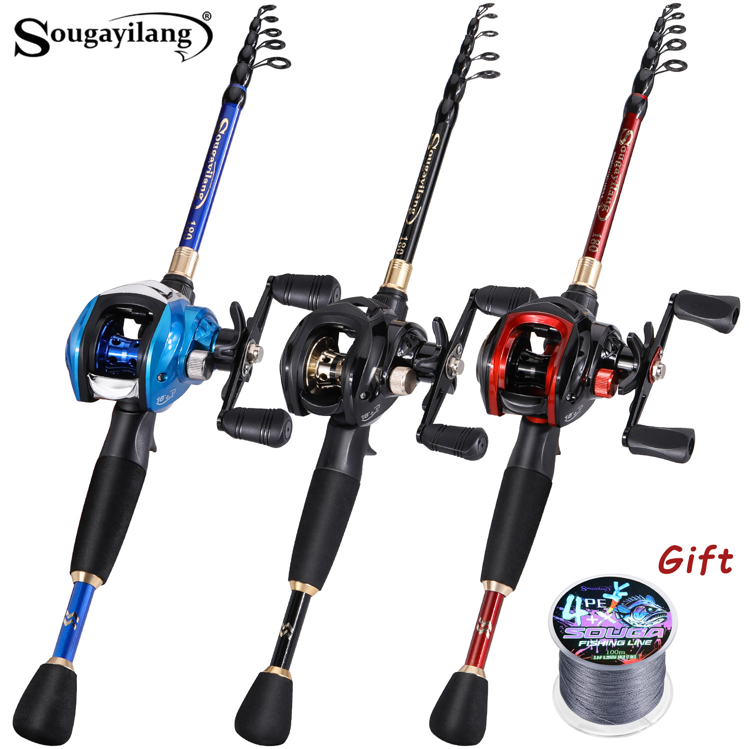Sougayilang Fishing Set with C - Fishing Rod Carbon Fiber recensione e prezzo