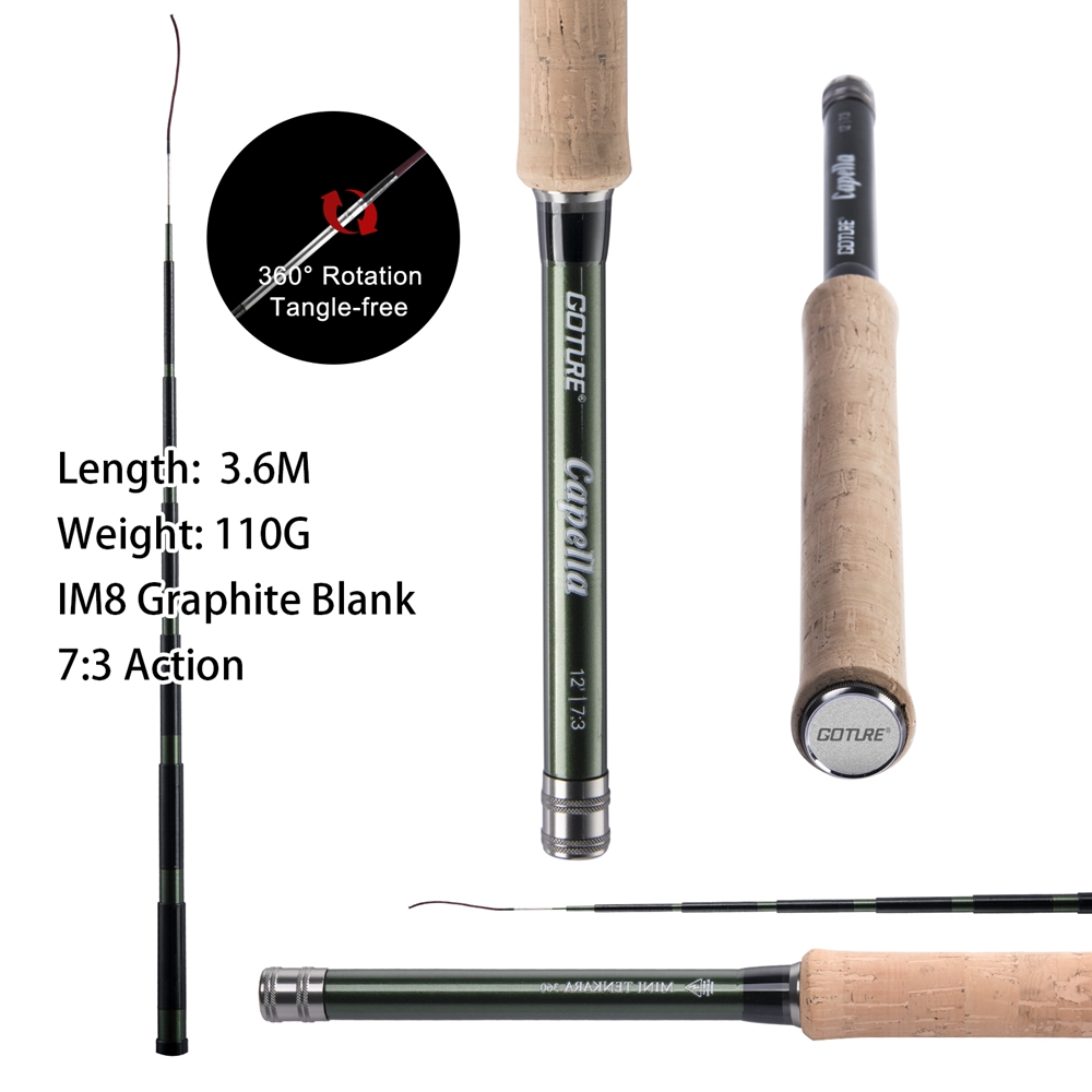 Goture Tenkara Fly Fishing Rod - Fishing Rod Carbon Fiber recensione e prezzo