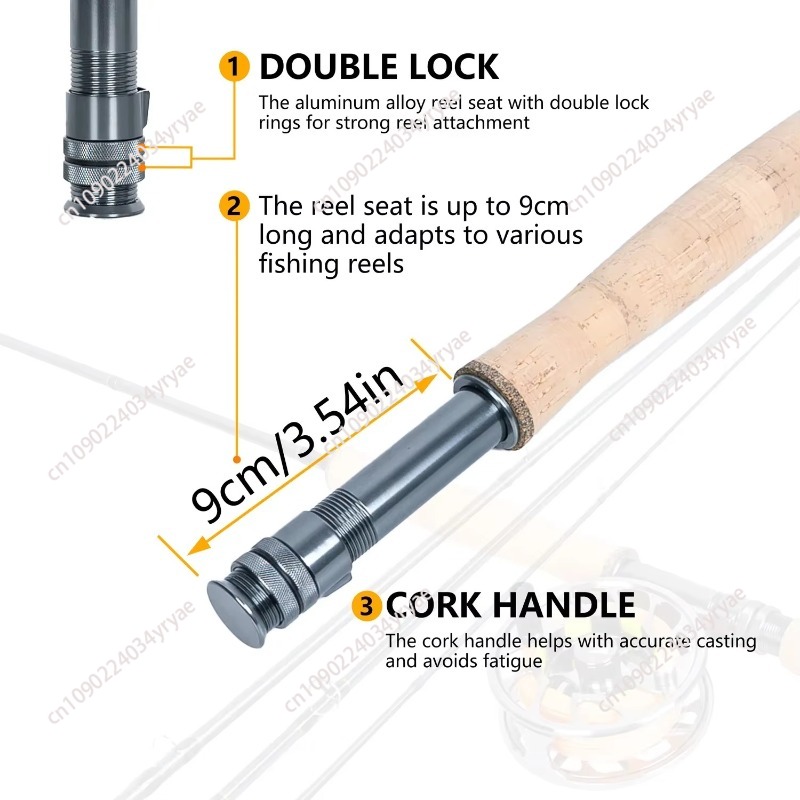 8 Fan Premium Fly Fishing Comb - Fishing Rod Fly recensione e prezzo