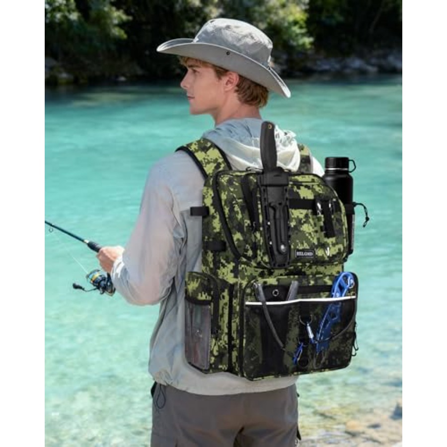 Fishing Backpack with Rod Hold - Fishing Rod Holder recensione e prezzo