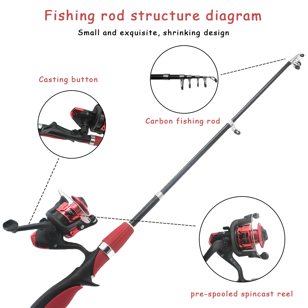 Kids Fishing Pole Set Fishing  - Fishing Rod Ice recensione e prezzo