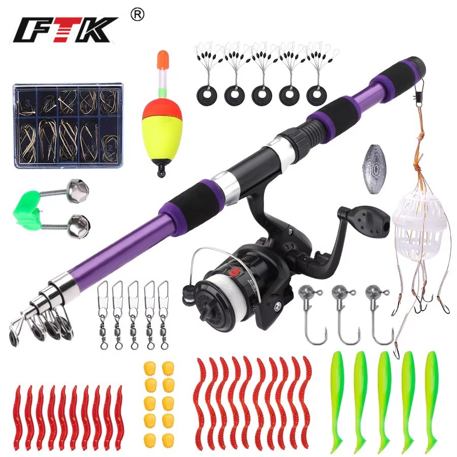 FTK 1.8M Portable Spinning Fis - Fishing Rod Carbon Fiber recensione e prezzo